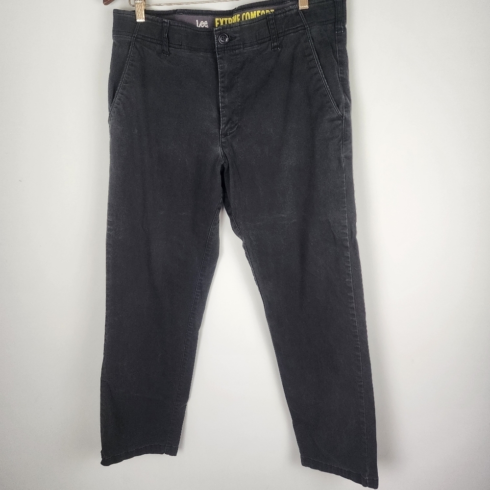 Lee Performance Extreme Comfort Straight Fit Pants 36X30 Black